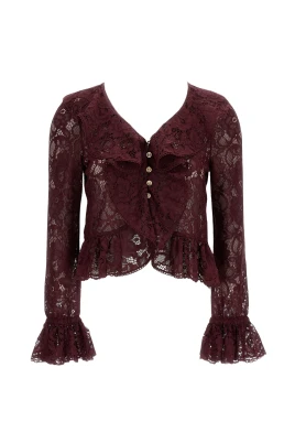 Lace Ruffle Top