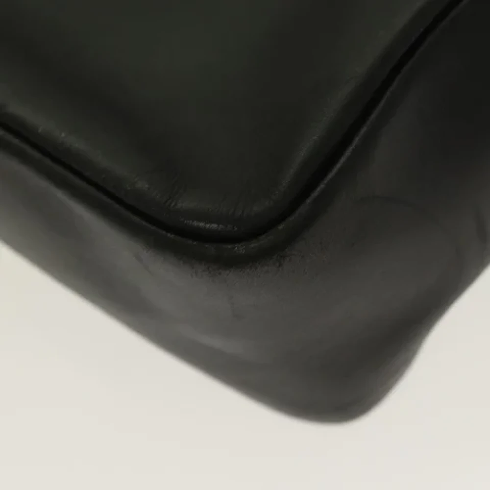 Gucci Vintage Pre-owned Leather handbags Black Dames