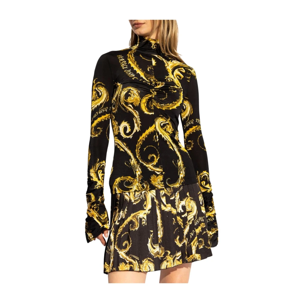 Versace Jeans Couture Designer Denim Modieuze Collectie Multicolor Dames
