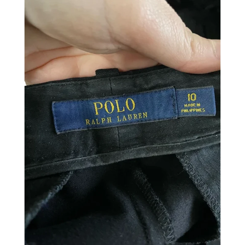 Ralph Lauren Pre-owned Cotton bottoms Black Dames
