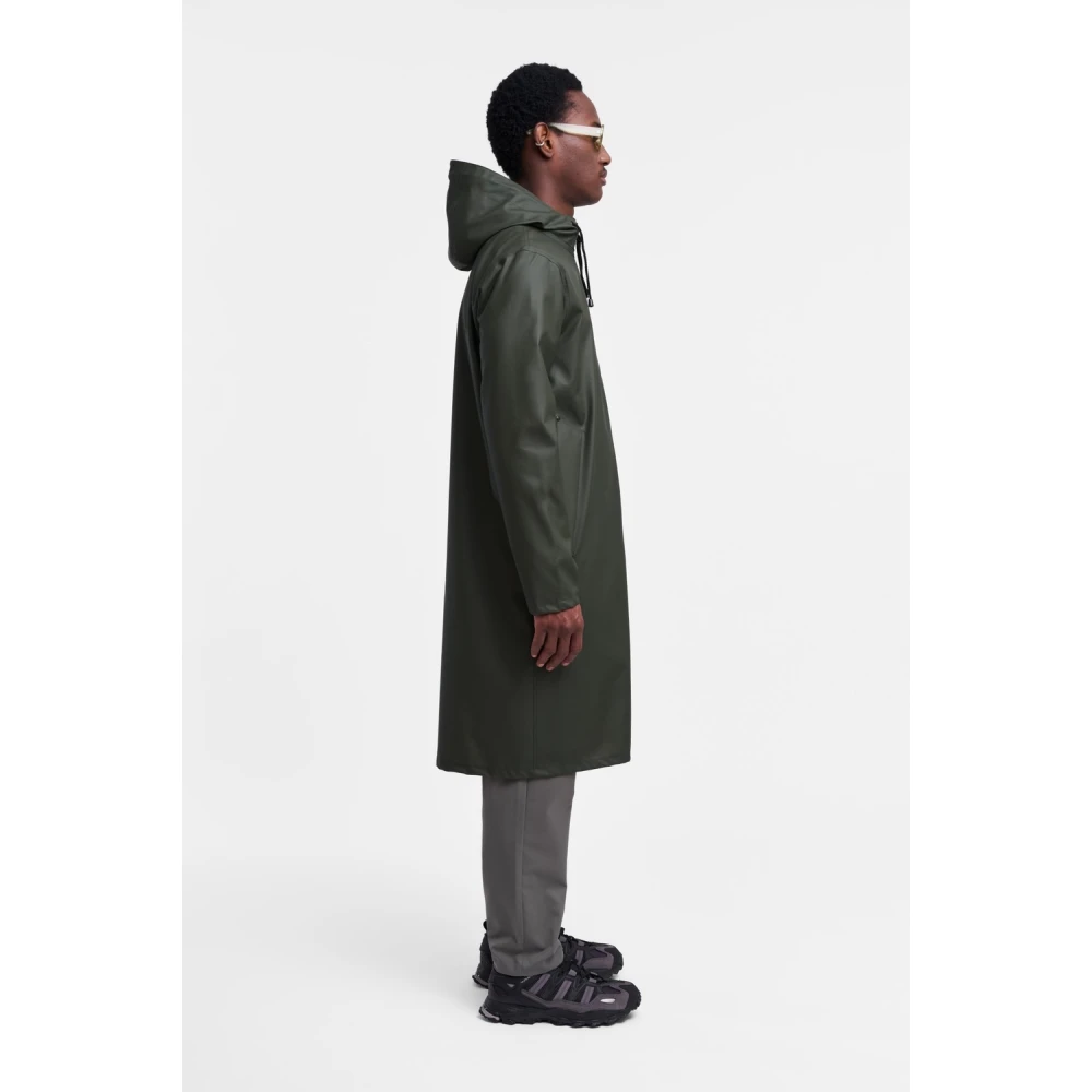 Stutterheim Waterdichte parka met capuchon voor mannen Green Heren