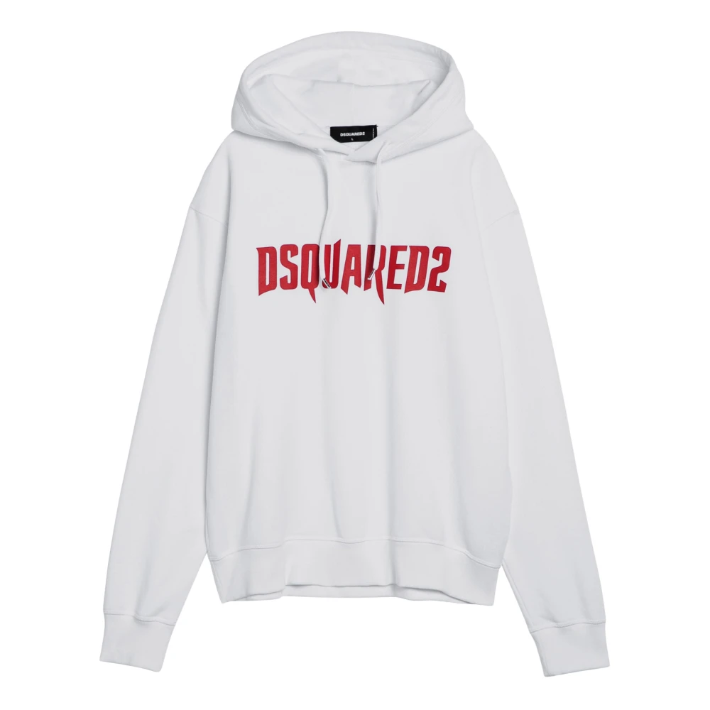 Dsquared2 Capuchontrui White Heren