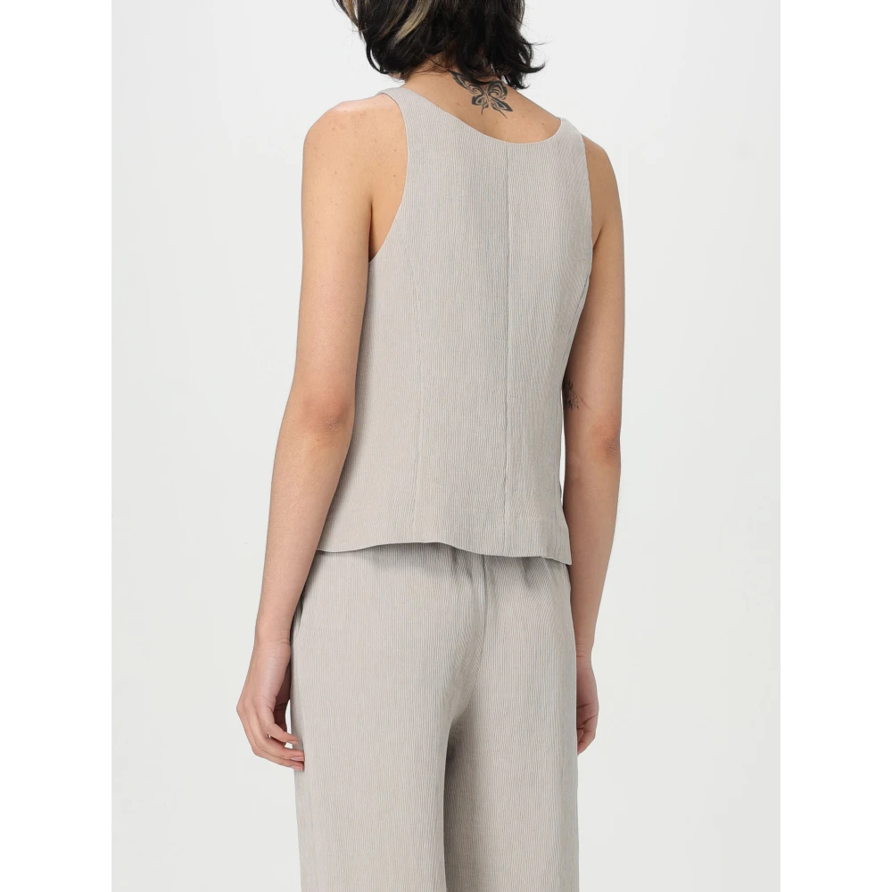 Emporio Armani Stijlvolle Gilet voor Mannen Gray Dames