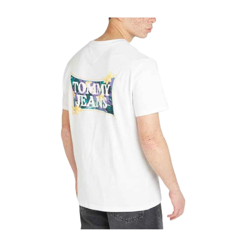 Tommy Hilfiger Bloemenkracht Wit T-shirt White Heren