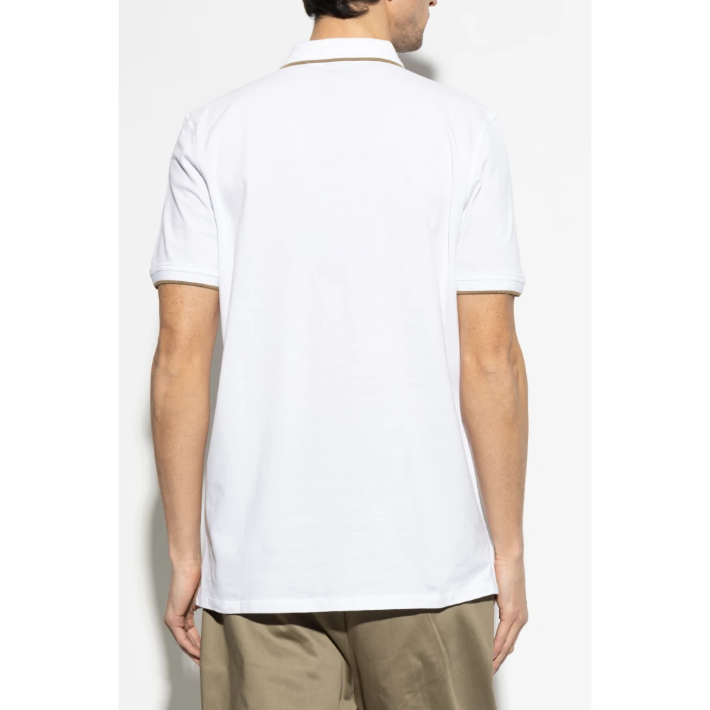 PS By Paul Smith Polo met patch White Heren