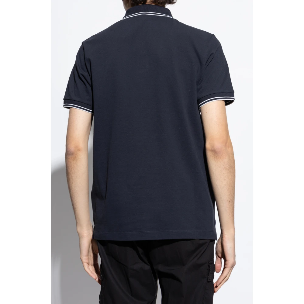 Stone Island Katoenen polo Blue Heren