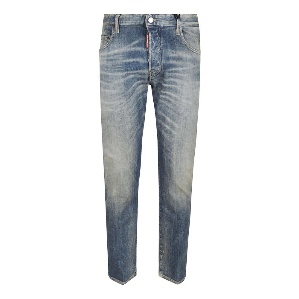 Dsquared2 Men's Blue Skater Jeans - Slim Fit Jeans - 2XL - Jeans