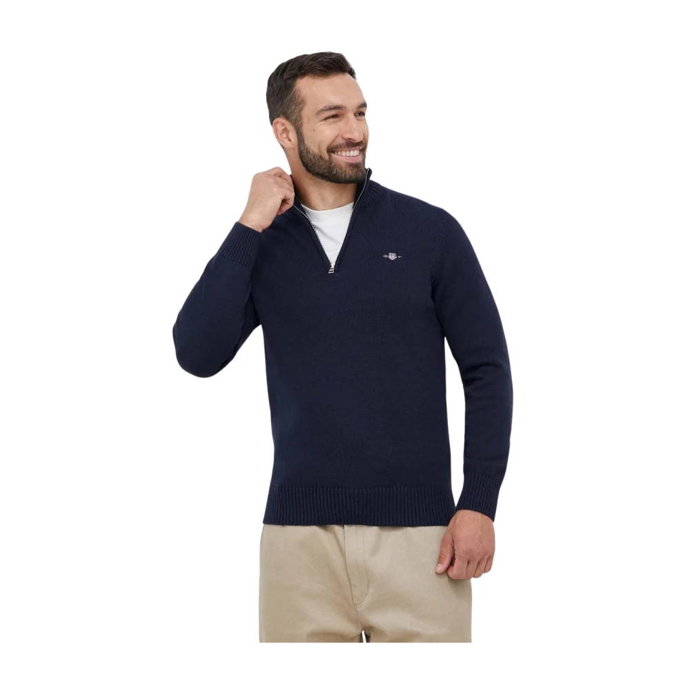 Gant , Herren, Strickwaren, Blau, S
