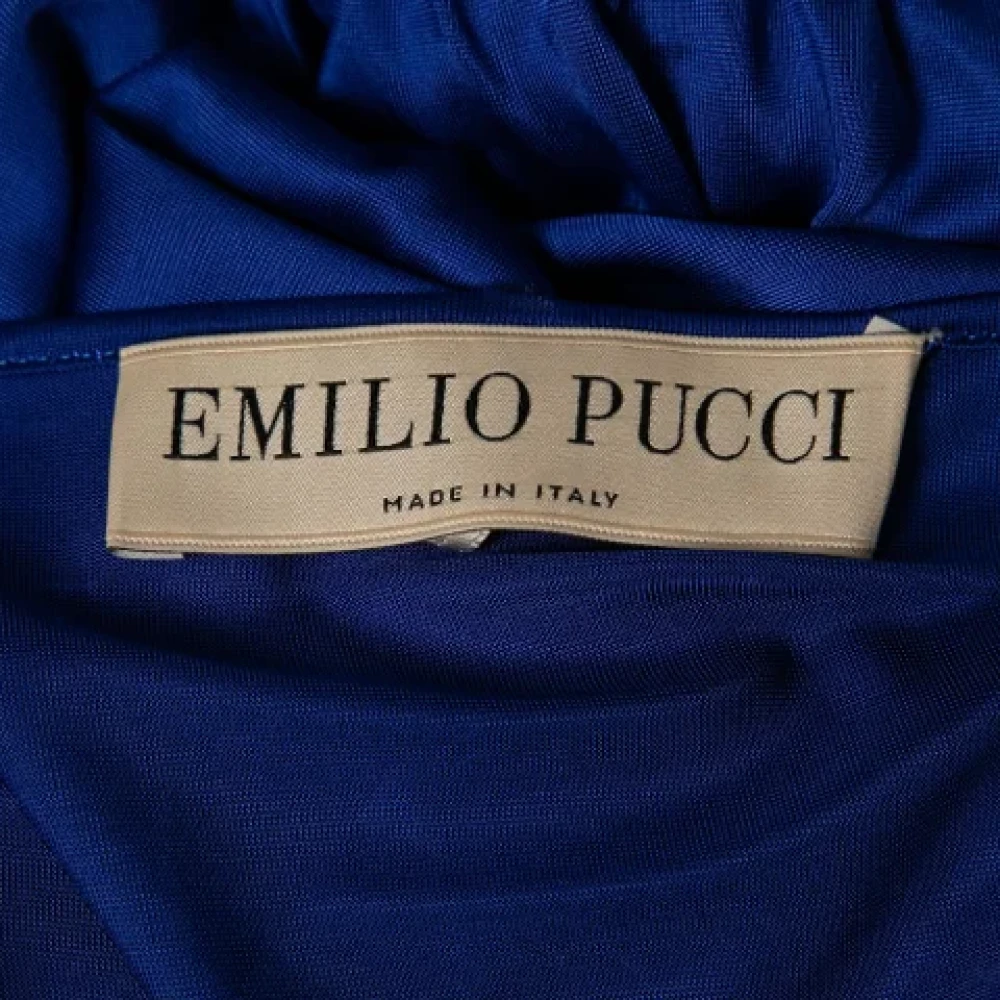 Emilio Pucci Pre-owned Fabric tops Blue Dames