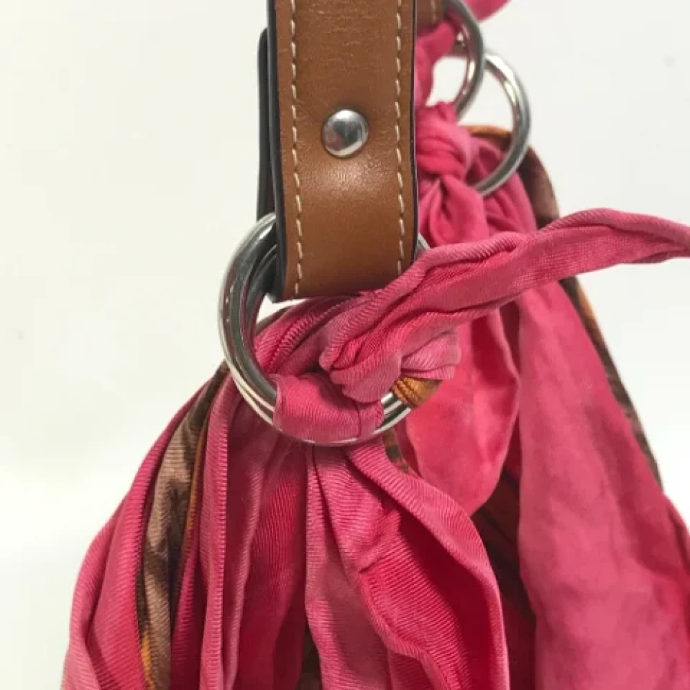 Celine Vintage Pre-owned Fabric celine-bags Pink Dames