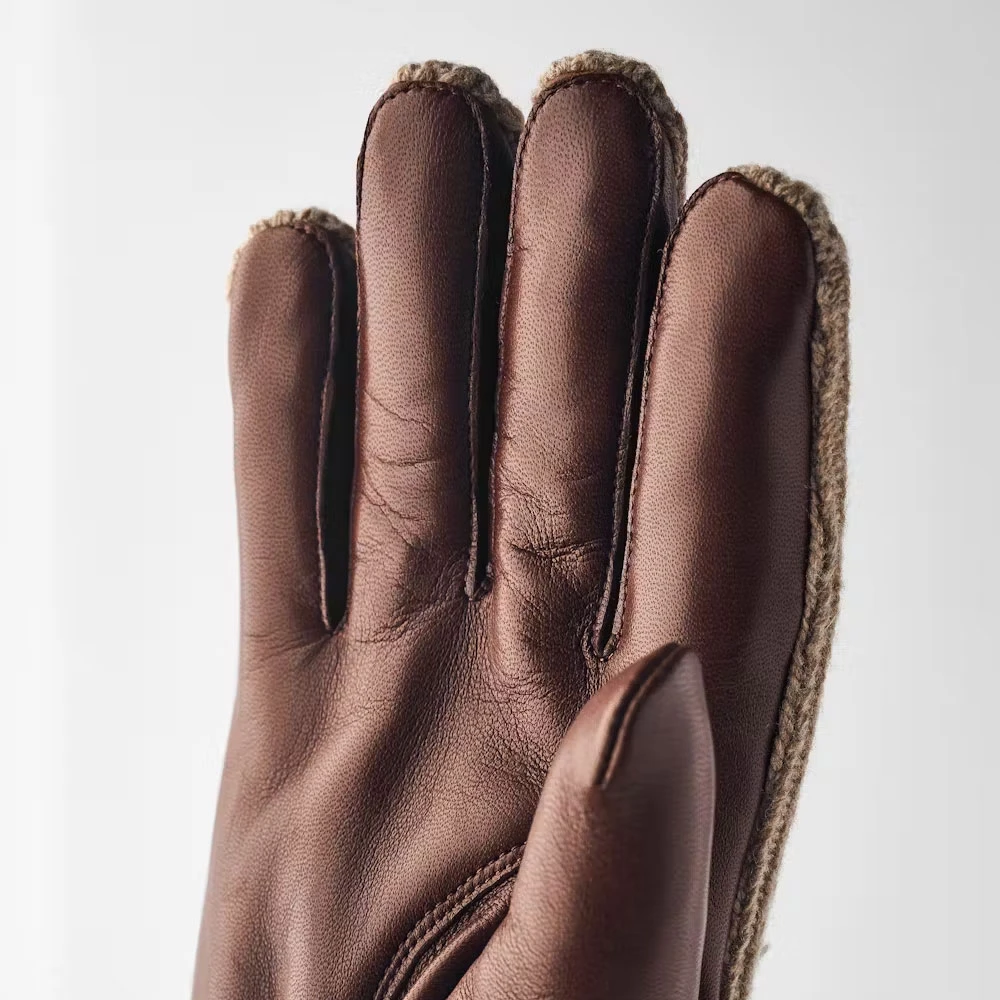 Hestra Sportieve Leren Handschoenen Lichtbruin Brown Unisex