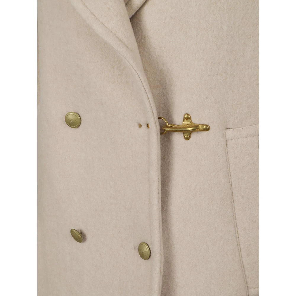Fay Wollen Beige Jas Gemaakt in Italië Beige Dames