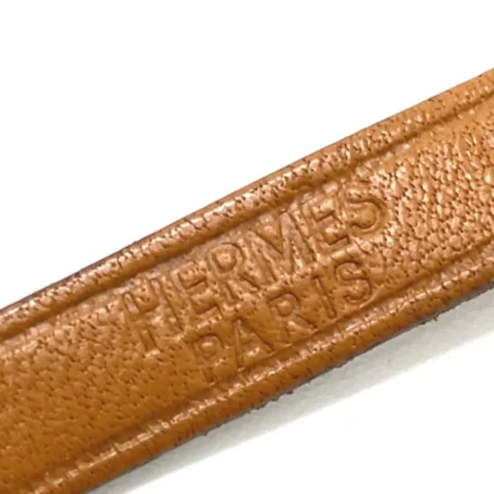 Hermès Vintage Pre-owned Fabric belts Brown Dames