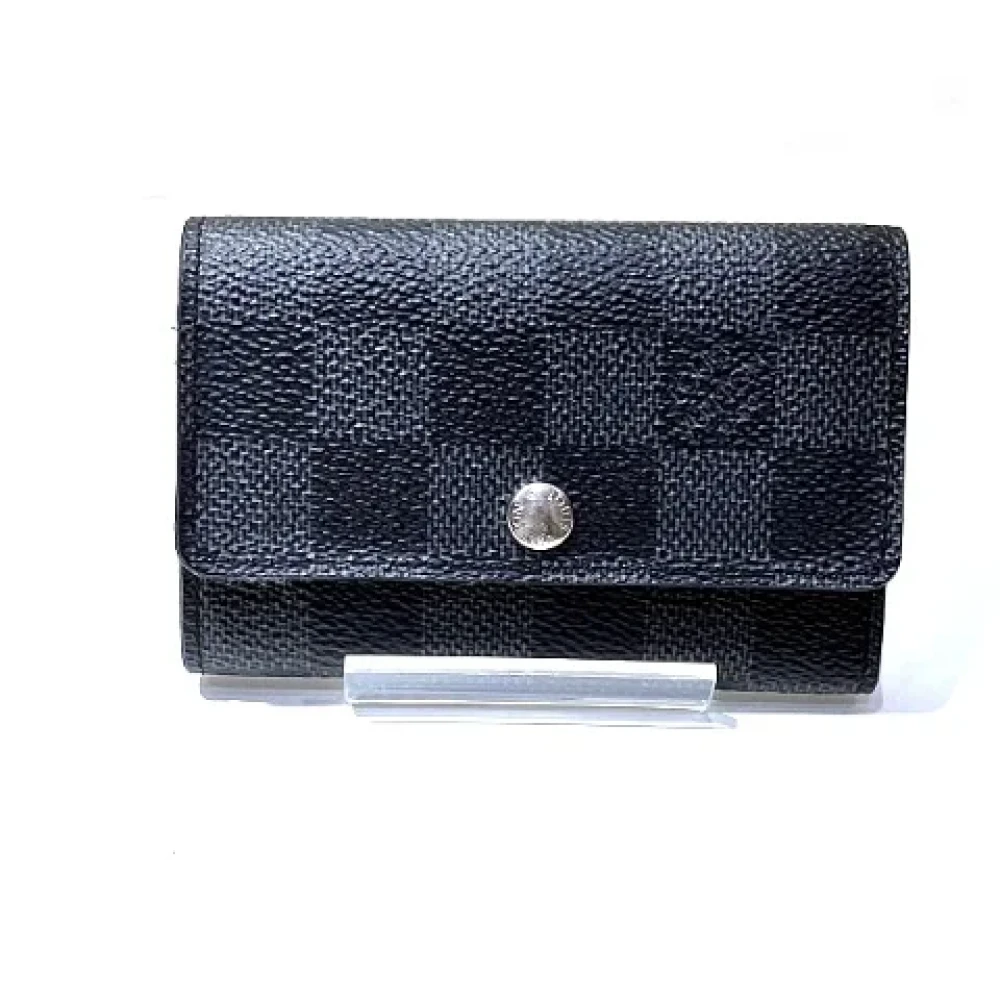 Louis Vuitton Vintage Pre-owned Canvas key-holders Gray Dames