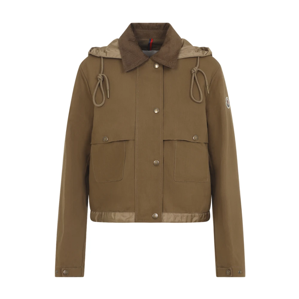 Moncler Brown Light Jackets, Female, M, Aconitum Jacket