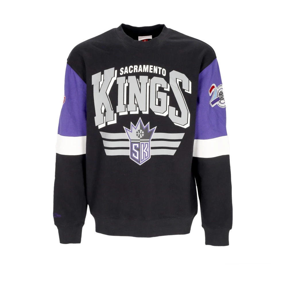 Mitchell & Ness Sacramento Kings Crew Neck Sweatshirt Multicolor Heren