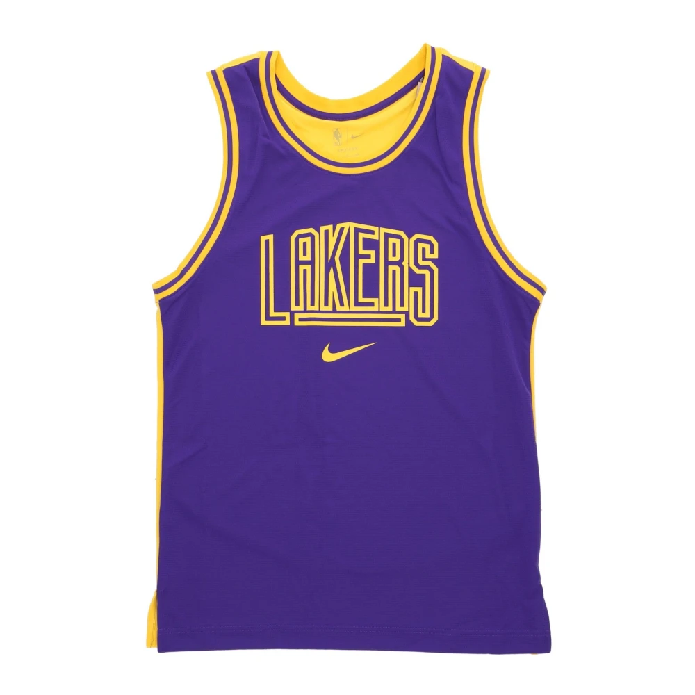 Nike Men's Purple Training, Xl, Basketball Tank Top Courtside Lakers