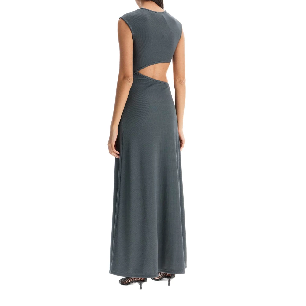 Christopher Esber Concave Stone Gebreide Jurk met Kwarts Gray Dames