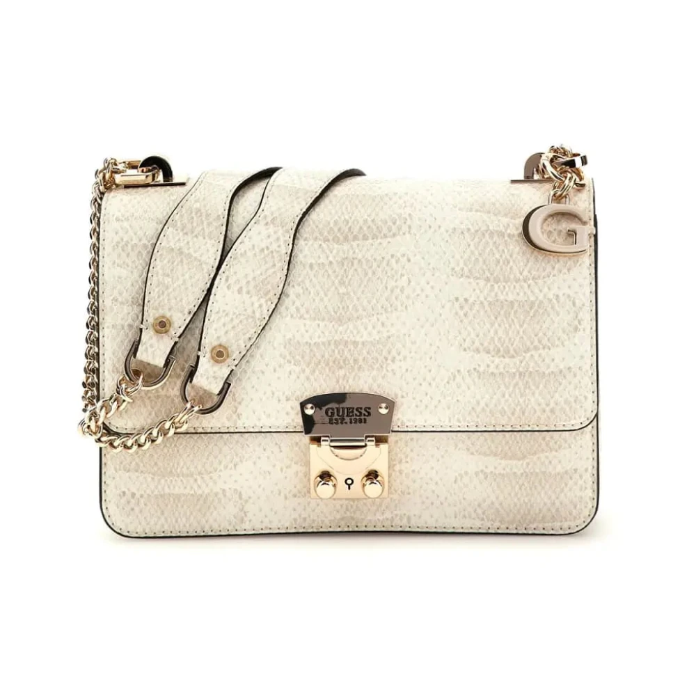 Guess Women's Brown Shoulder Bags, One Size, Convertible Crossbody Flap