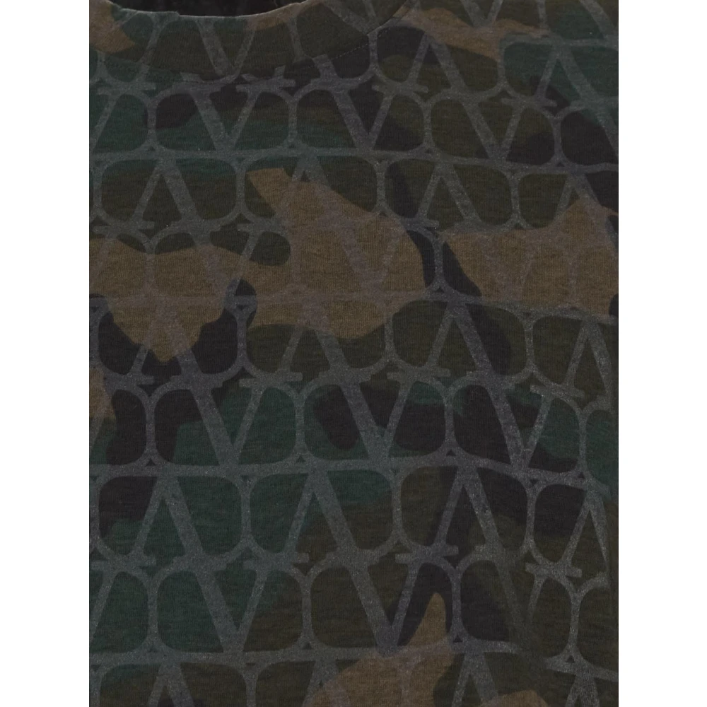 Valentino Logo Grafisch T-shirt Multicolor Heren