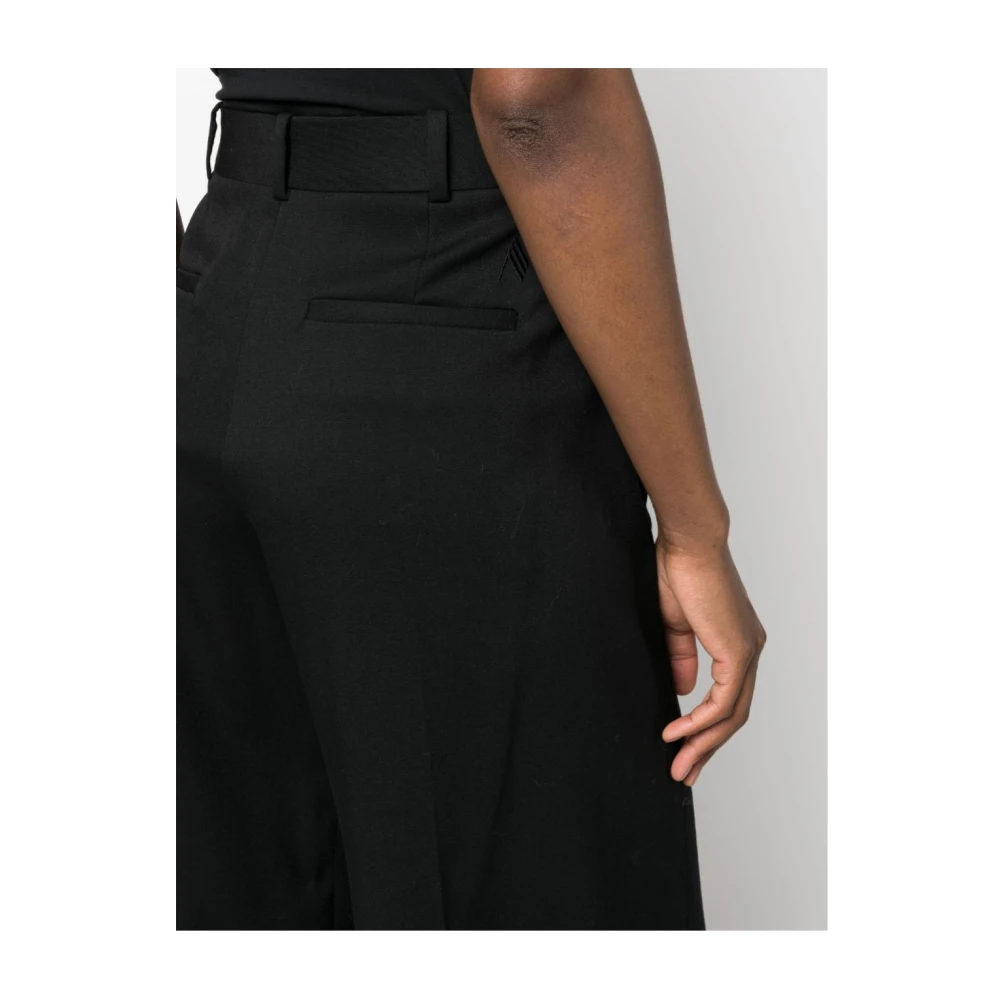 The Attico 237Wcp43-W041 Cropped Broek Black Dames