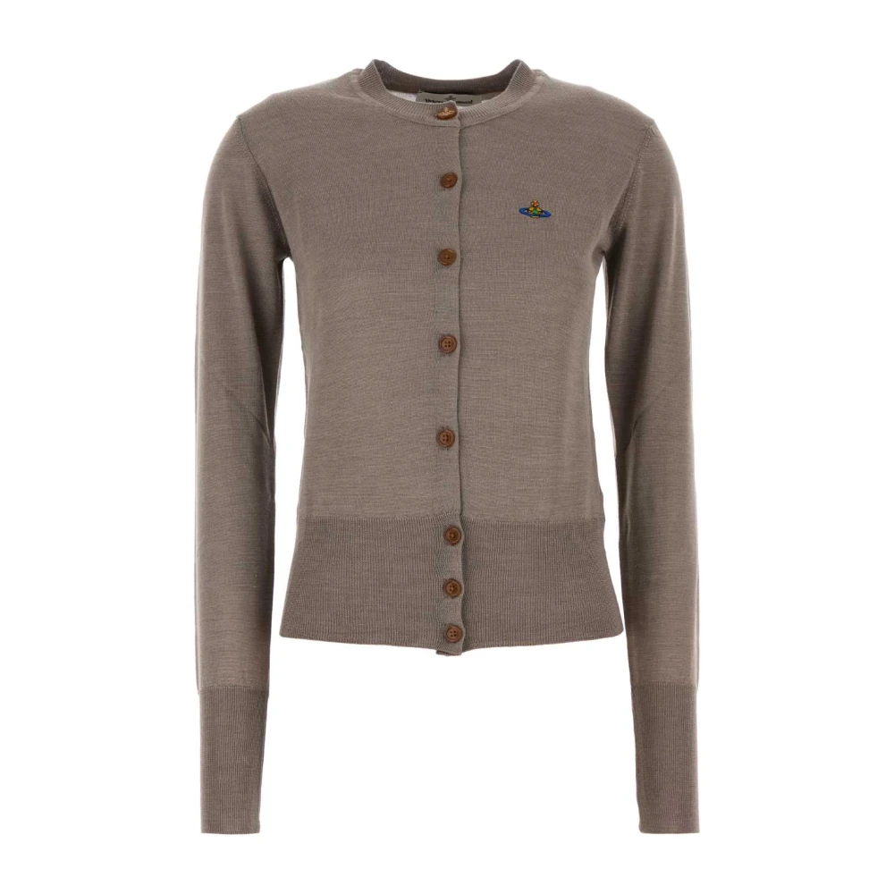Vivienne Westwood Women's Grey Wool Blend Cardigan