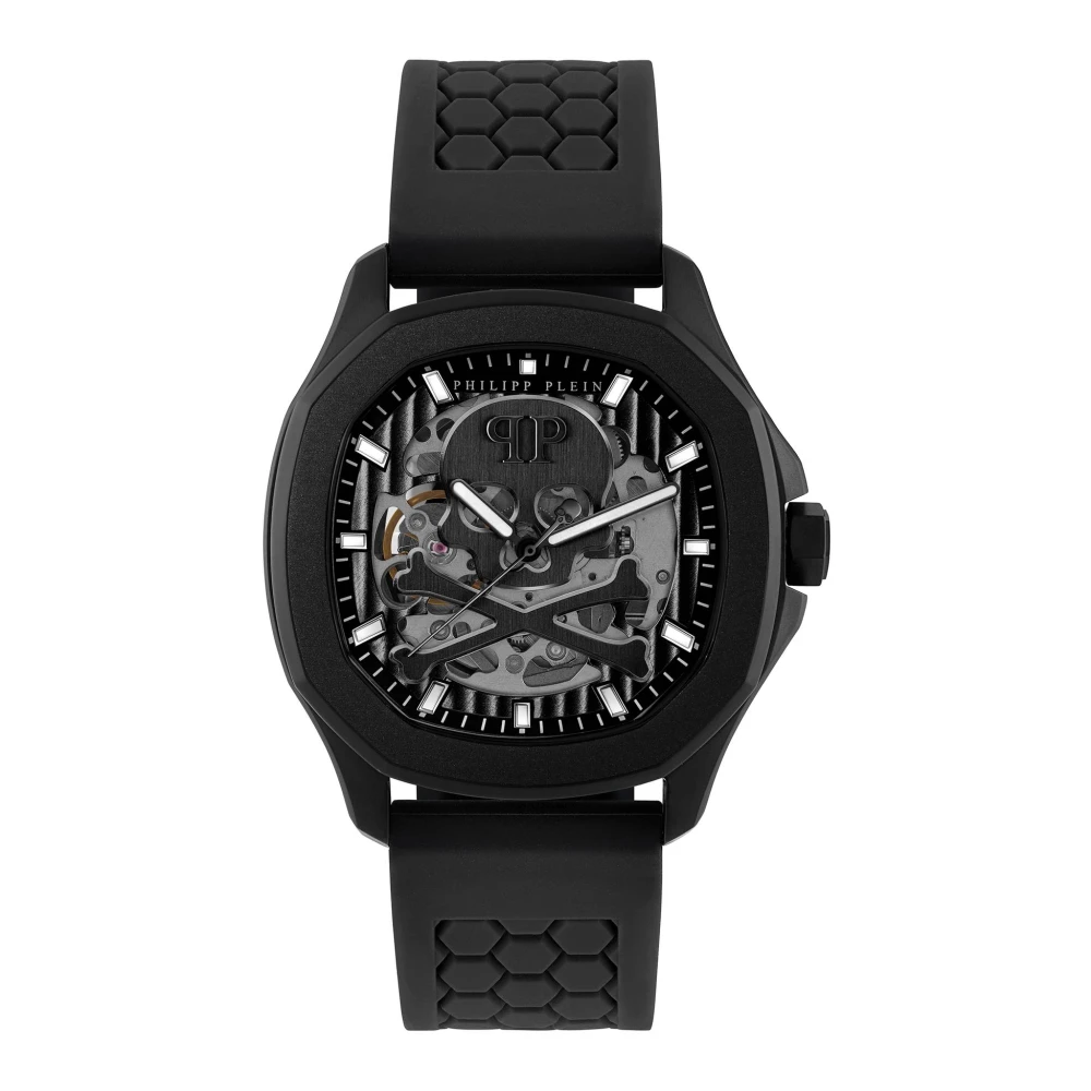 Philipp Plein Men's Black Skeleton Spectre Automatic Watch