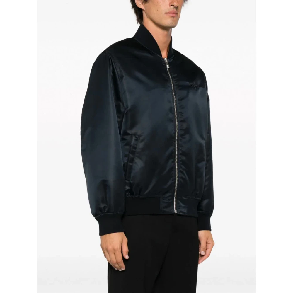 Versace Multicolor Blouson Jack Black Heren