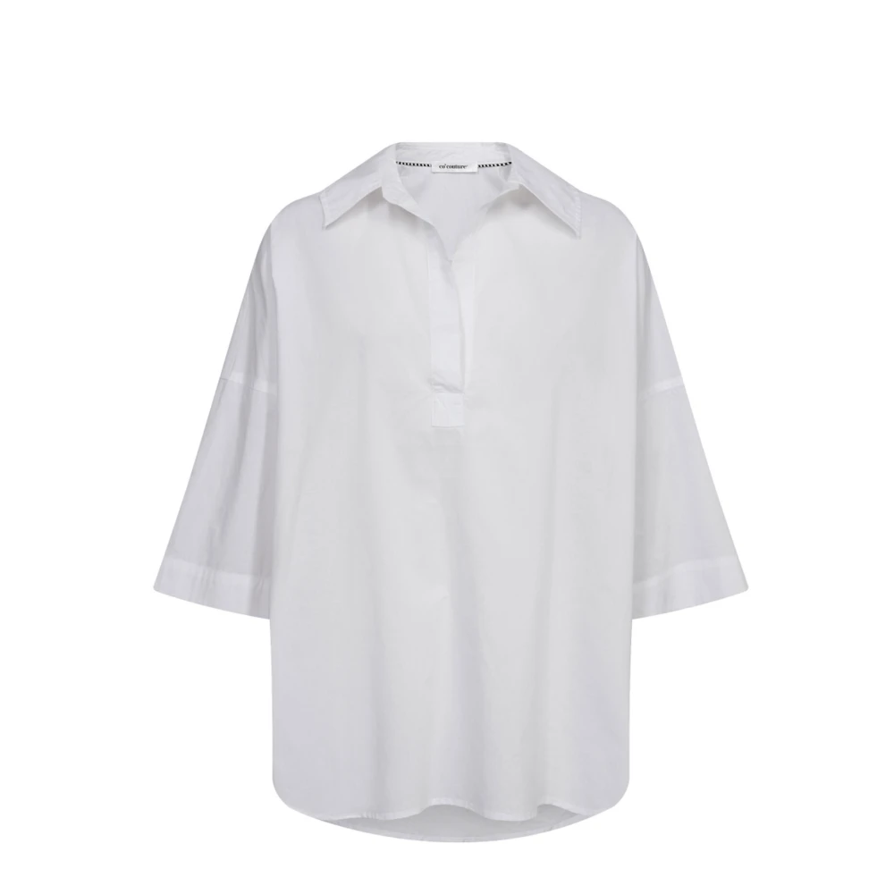Co'Couture Wit Primacc Pullover Shirt Blouse White Dames