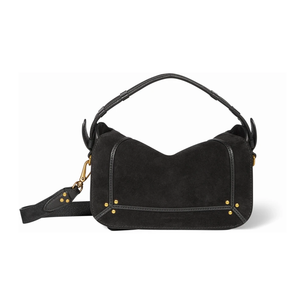 Jérôme Dreyfuss Quiltad läder crossbody väska Black, Dam