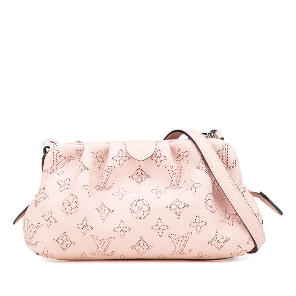Louis Vuitton Vintage Women's Pink Pre-Owned Elegant Leather Handbag With Stylish Detailing For Formal And Casual Use