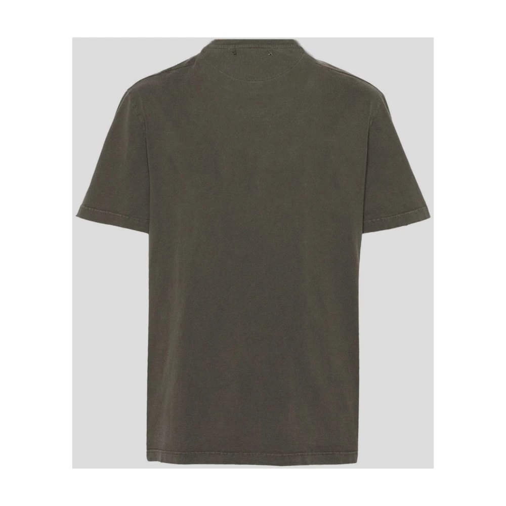 Golden Goose Katoenen T-shirt met unieke stijl Green Heren