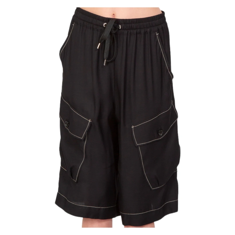 pinko Cargo Shorts in Z99 Black Dames