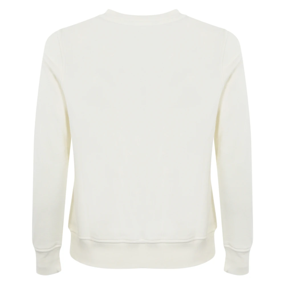 K-way Katoenen Trui Lange Mouw Wit White Heren