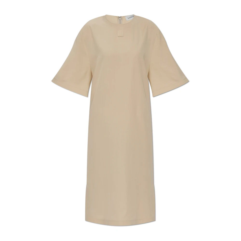 Lanvin Loszittende jurk Beige Dames