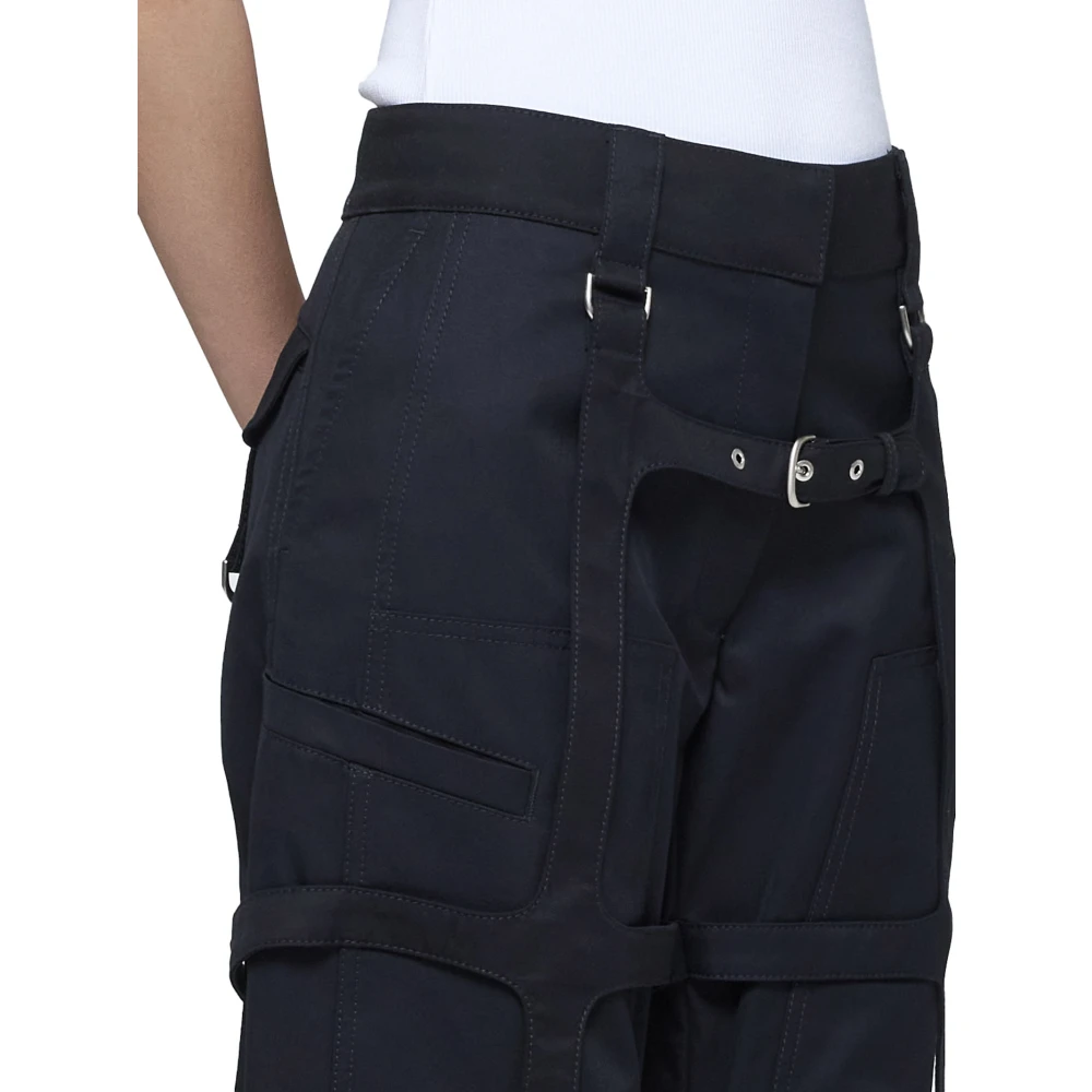 Off White Zwarte Broek Black Dames