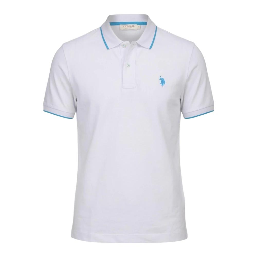U.s. Polo Assn. Homme Blanc Tops, Taille: 3XL Polo À Manches Courtes