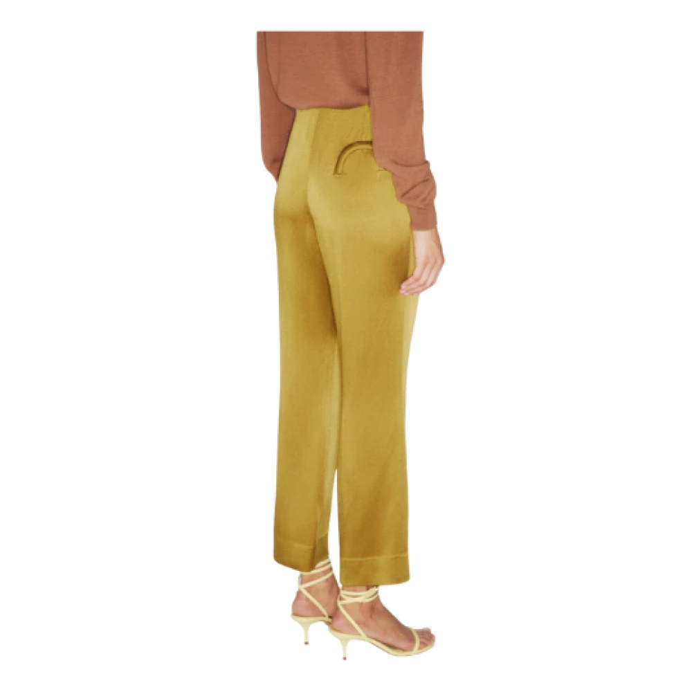 Blazé Milano Novalis Pickle Morelia Satijnen Broek Yellow Dames