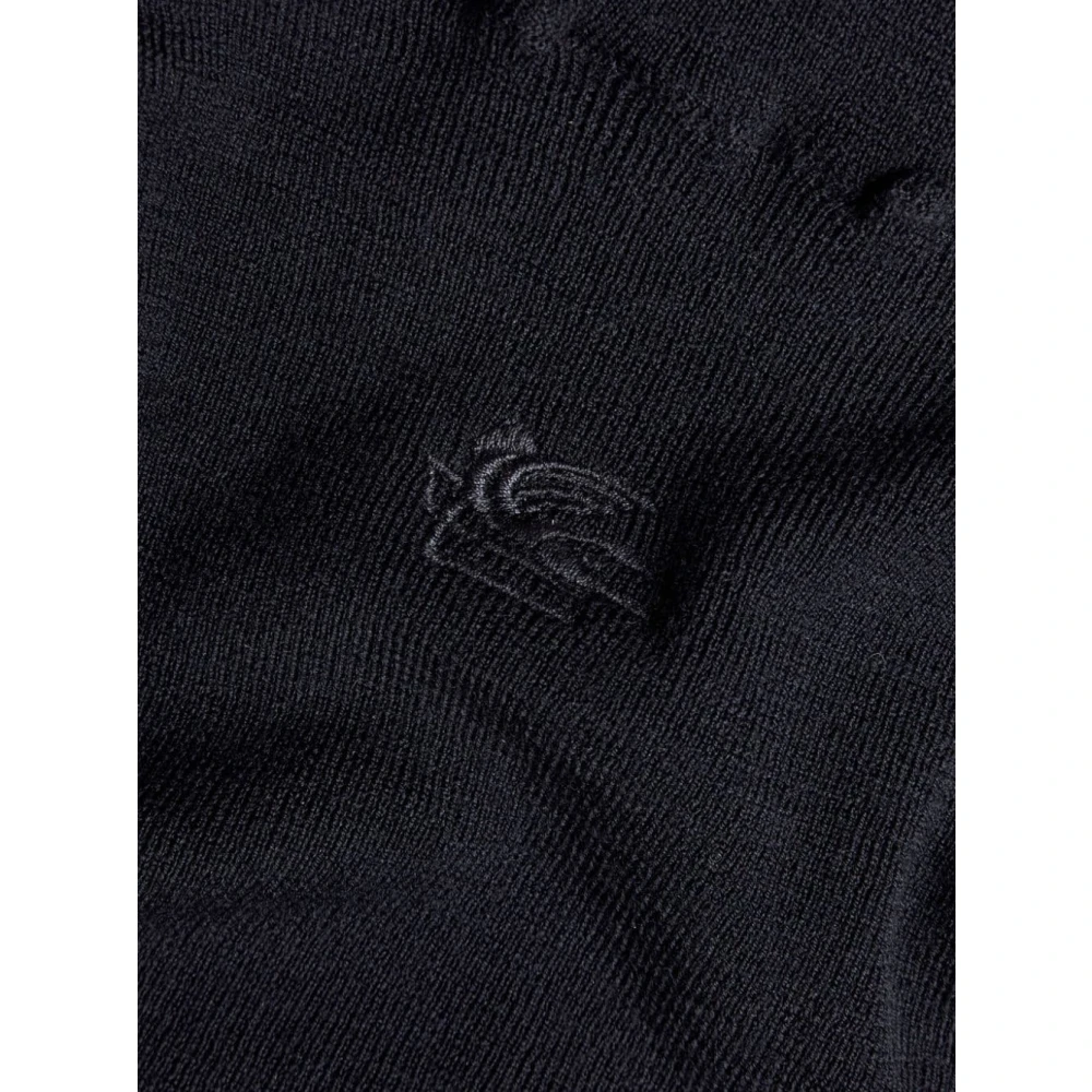 ETRO Blauwe Gebreide Trui Blue Dames