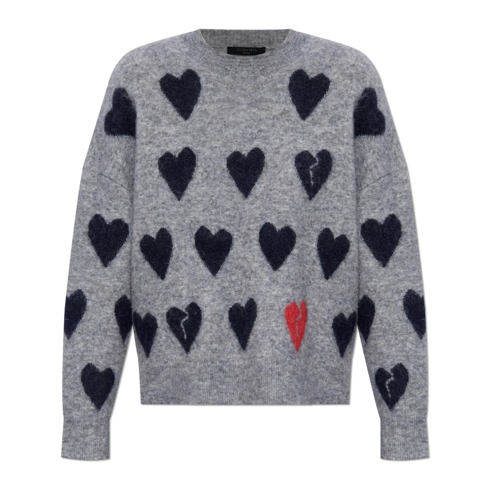 AllSaints Trui Amora Gray Dames