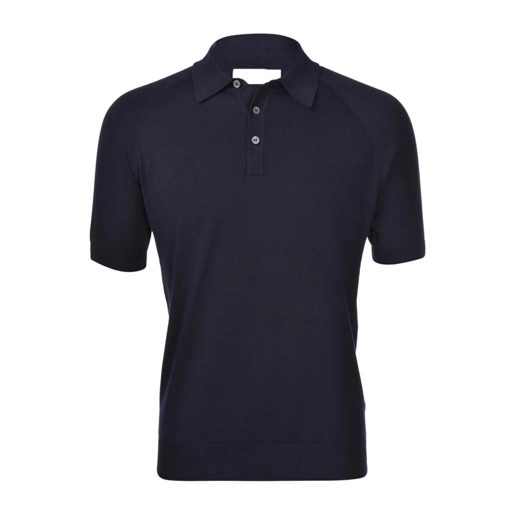 Paolo Fiorillo Capri Polo Shirts Blue Heren