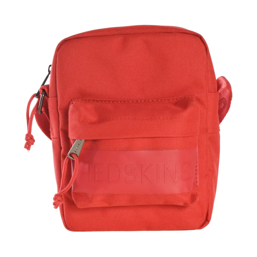 Redskins Gecoate canvas schoudertas Red Heren