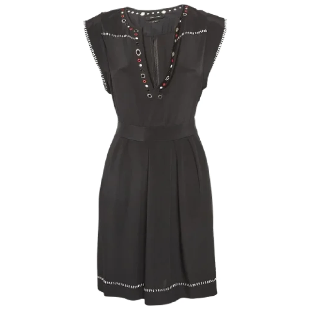 Isabel Marant Pre-owned Silk dresses Black Dames