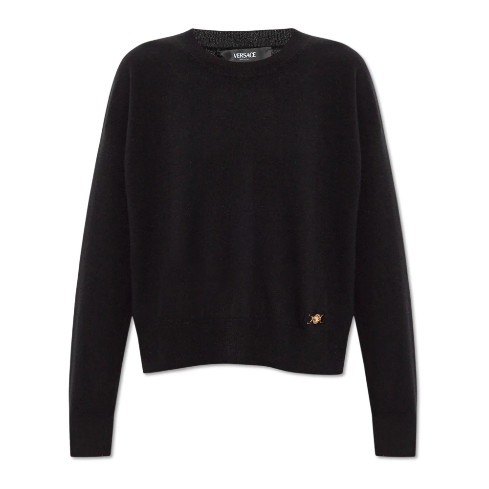 Versace Donna Nero Maglie, Xs, New,