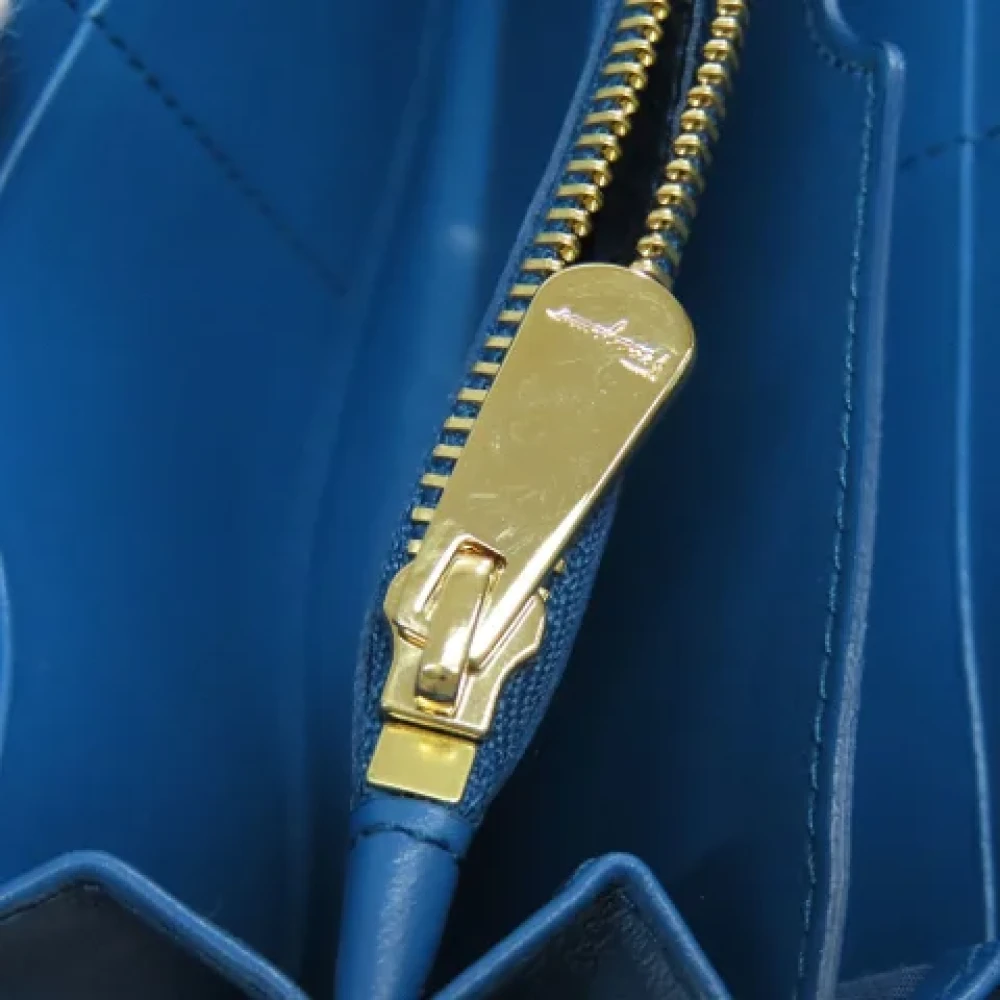 Salvatore Ferragamo Pre-owned Leather wallets Blue Dames