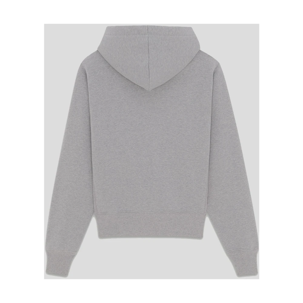 Saint Laurent Cassandre Hoodie Gray Heren