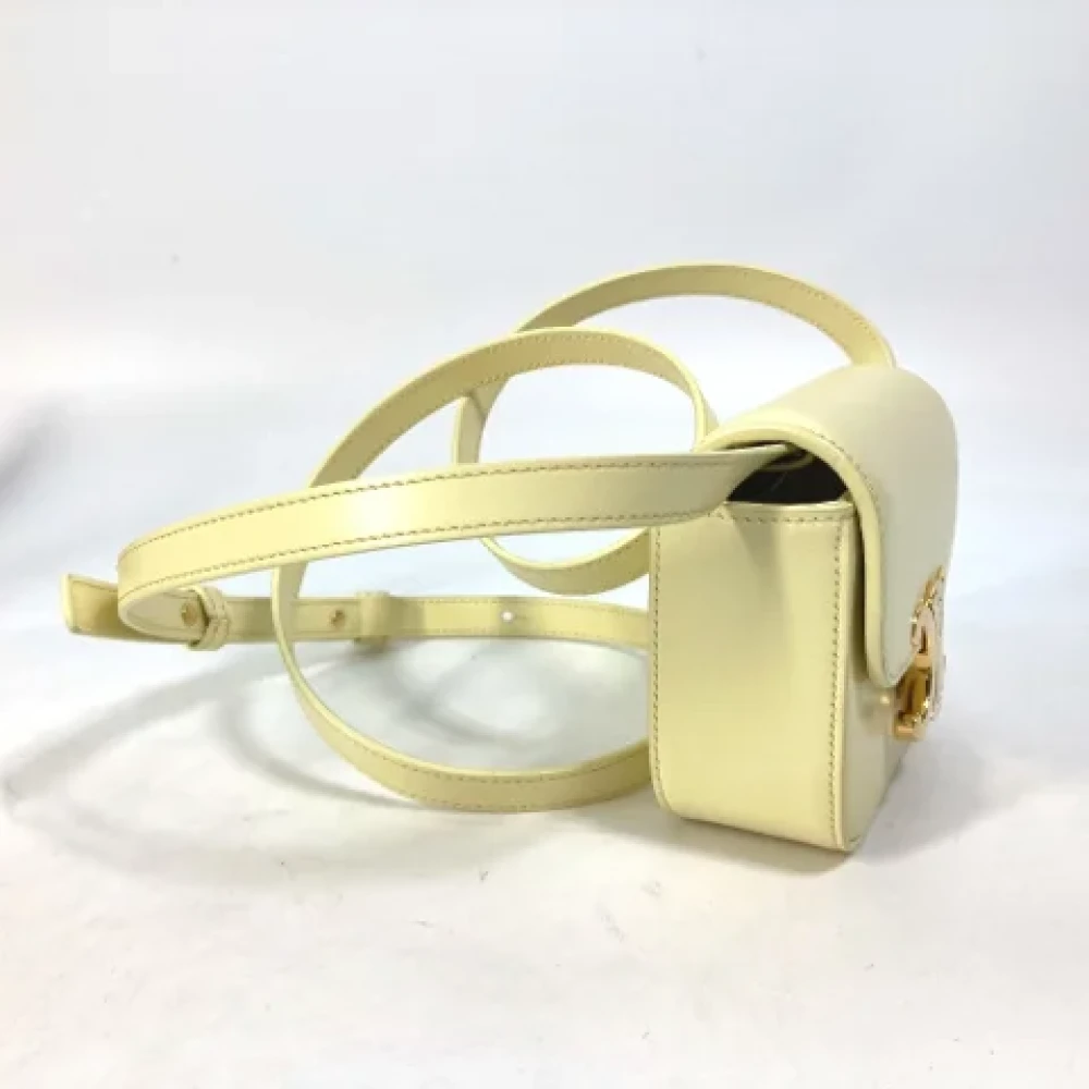 Celine Vintage Pre-owned Leather celine-bags Yellow Dames