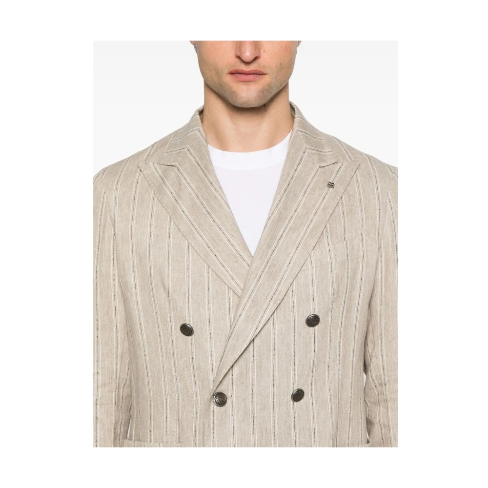 Tagliatore Jas Beige Heren