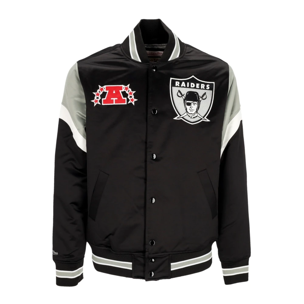 Mitchell & Ness Oakland Raiders Bomberjack NFL Teamkleuren Black Heren