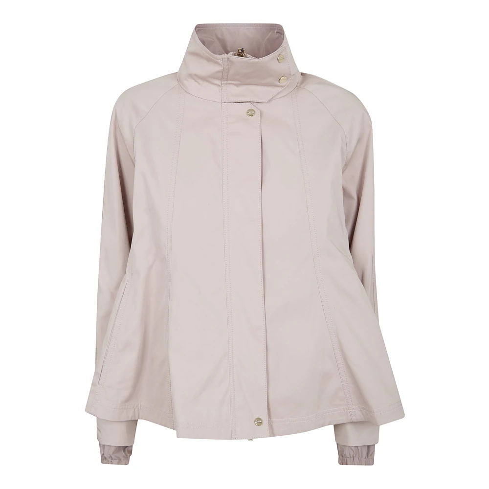 Herno Damen Rosa Jacken Bekleidung Beige Ss26